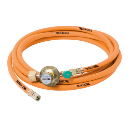 Perkeo gasolslang 20 m och regulator 4 bar