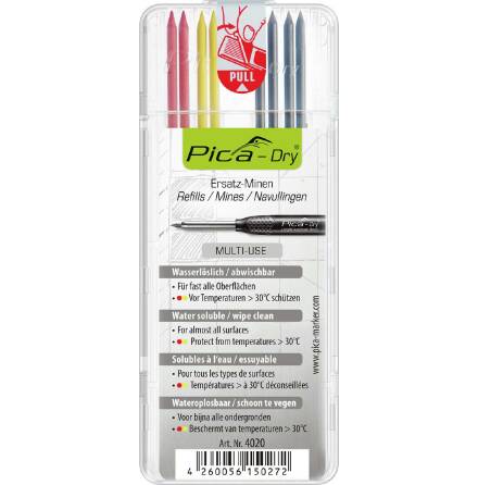 Refill Stift Rd Gul Grafit Pica Dry 4020