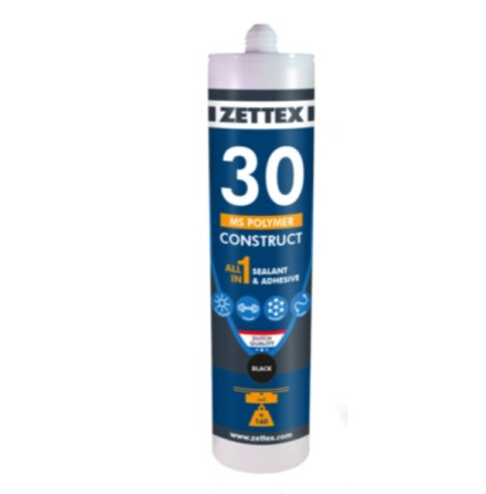 MS 30 Construct Polymer Zettex Grey RAL 7004, 290 ml